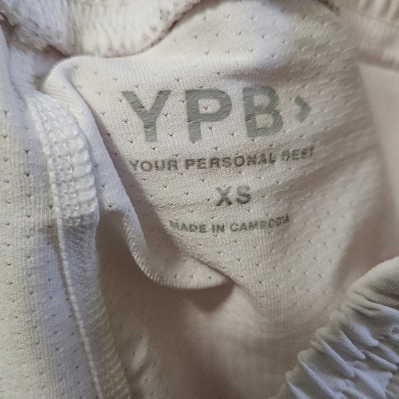 ABERCROMBIE YPB motionTEK High Rise Lined Workout Short.White. Size XS - Picture 2 of 13